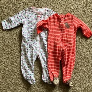 Carter's Kids One Pieces - Multicolor and Red